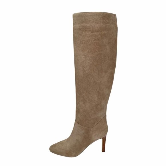 Marc Fisher LTD Zadia Tan Suede Knee High Boots - Picture 3 of 13